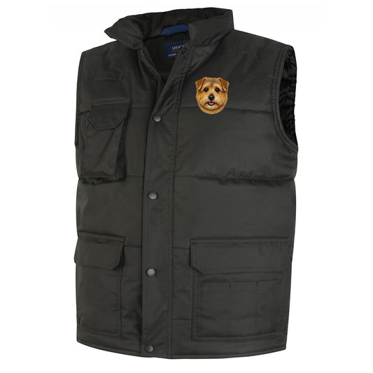 Norfolk Terrier Dog Face Bodywarmer