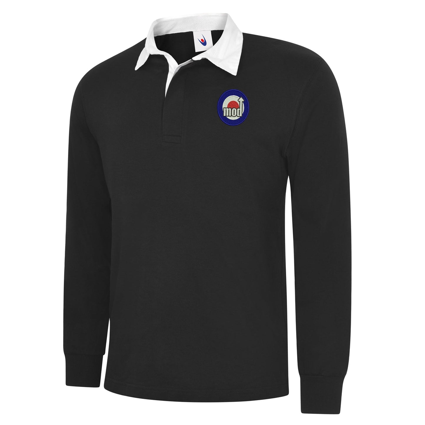 MOD Embroidered Long Sleeve Rugby Shirt