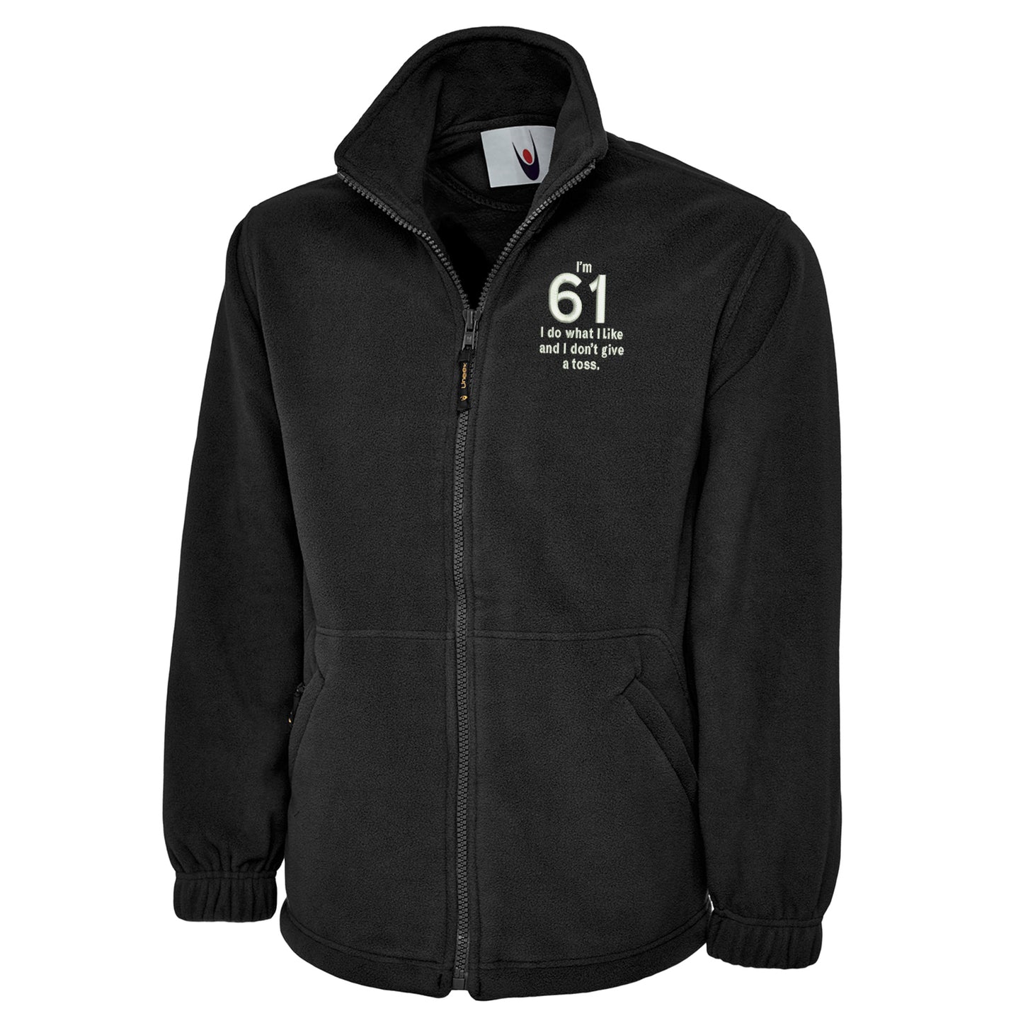 61st Birthday Fleece Jacket