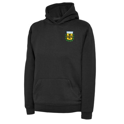 Children's Old School Argentina Football Hoodie