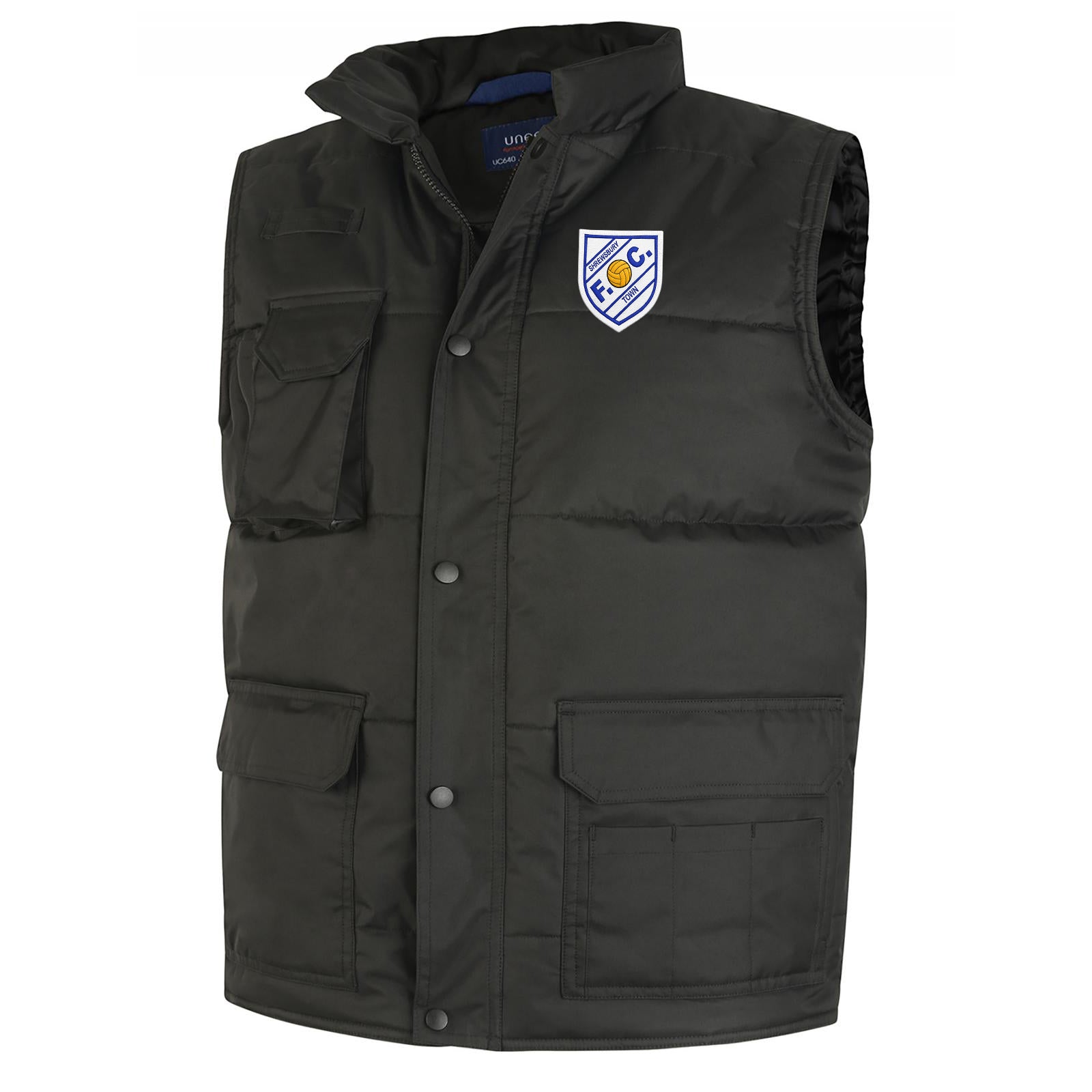 Old School Shrewsbury Town Football Bodywarmer