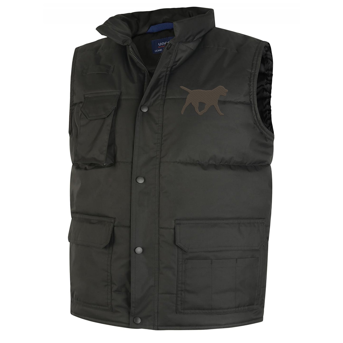 Chocolate Labrador Body Warmer

