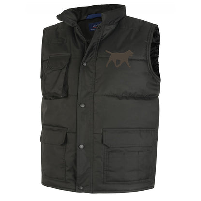 Chocolate Labrador Body Warmer
