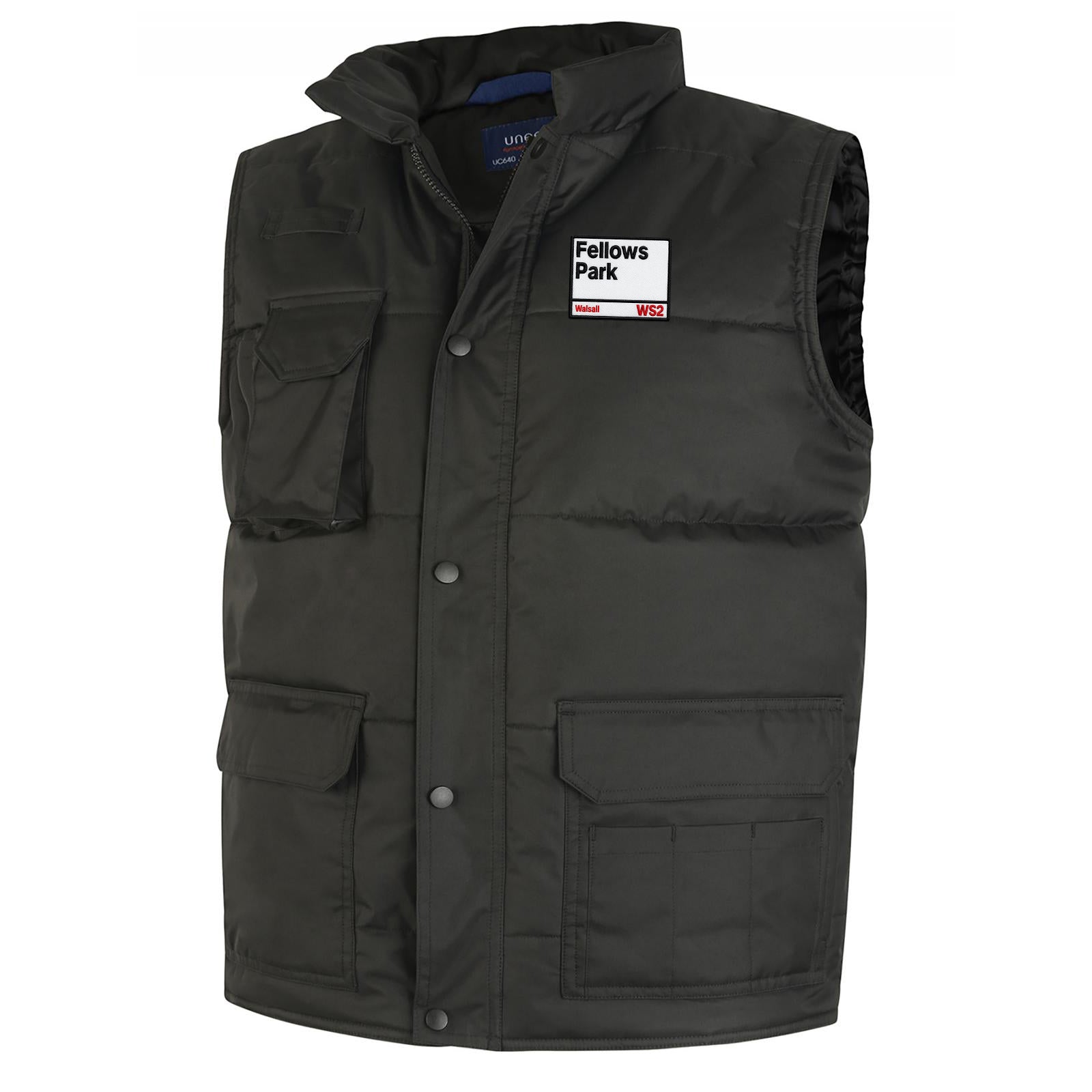 Retro Fellows Park Walsall Football Bodywarmer