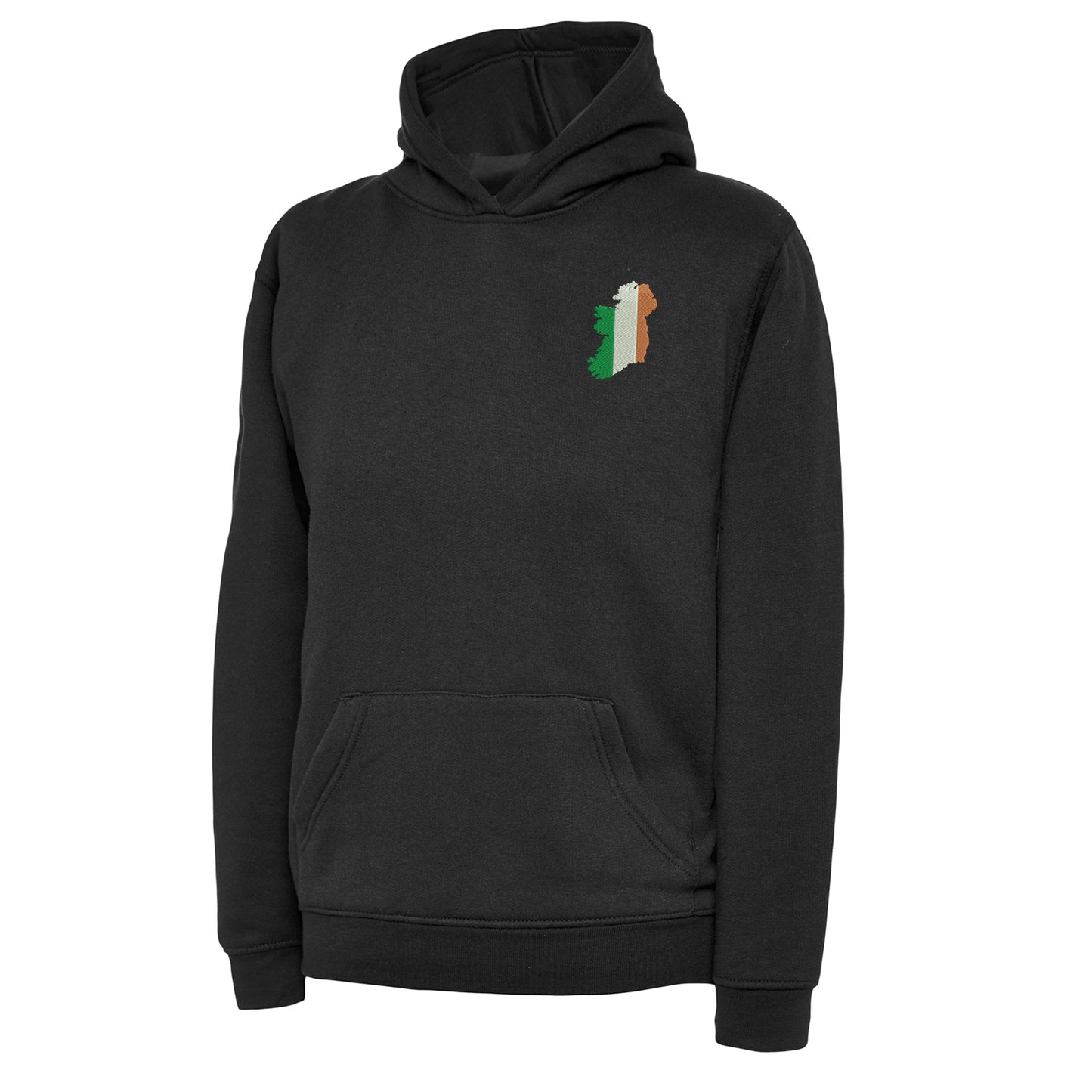 Ireland Flag Map Embroidered Children's Hoodie