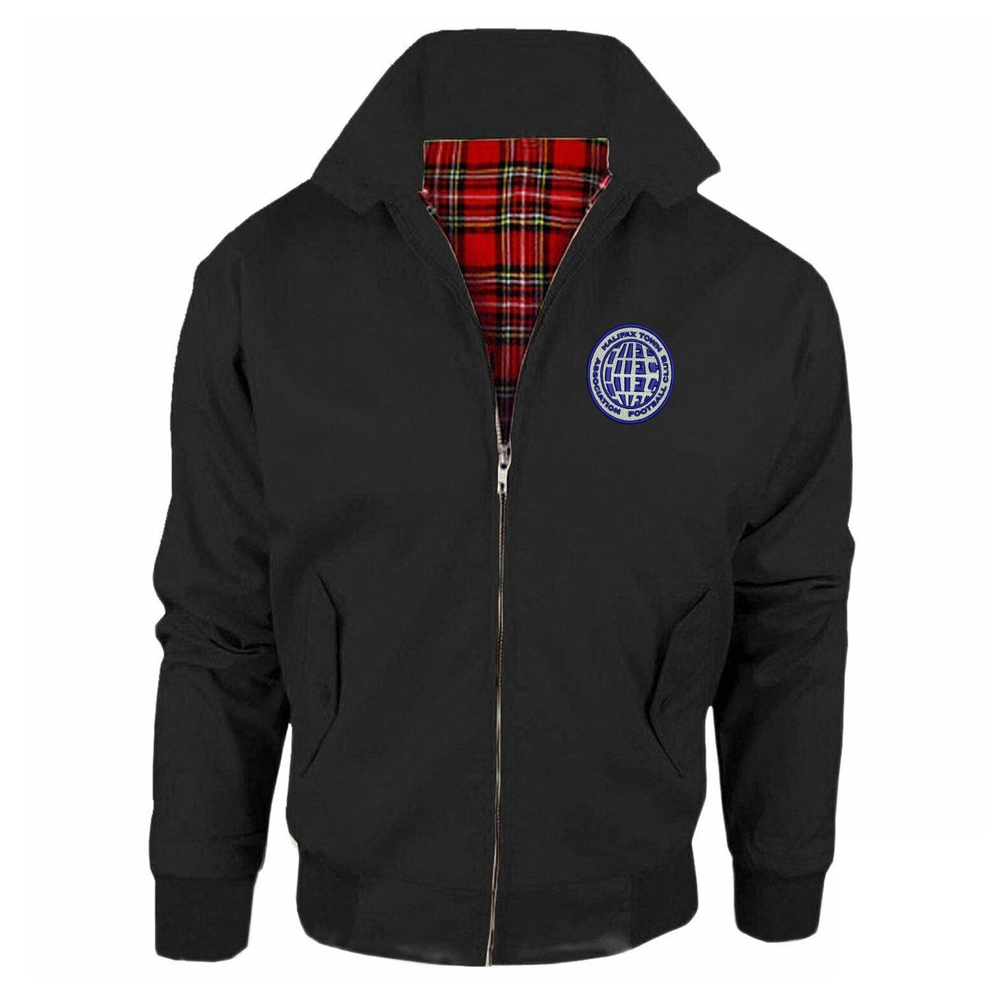 Retro Halifax 1970s Embroidered Classic Harrington Jacket