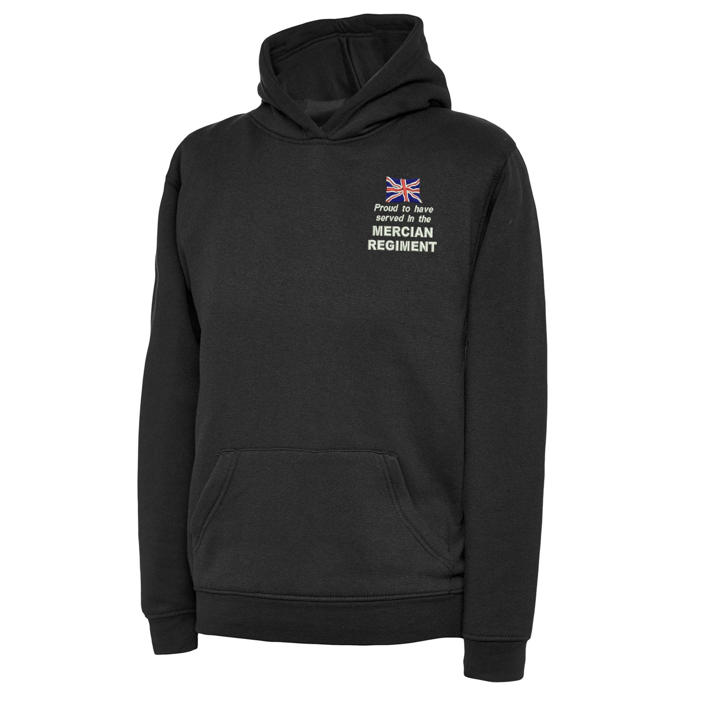 Proud to Have Served in The Mercian Regiment Embroidered Children's Hoodie