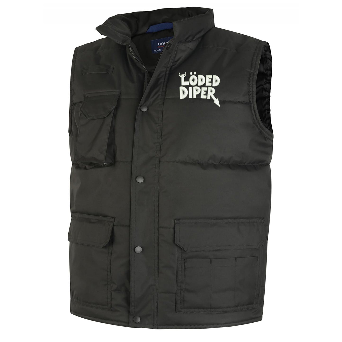 Loded Diper Rock Band Bodywarmer 