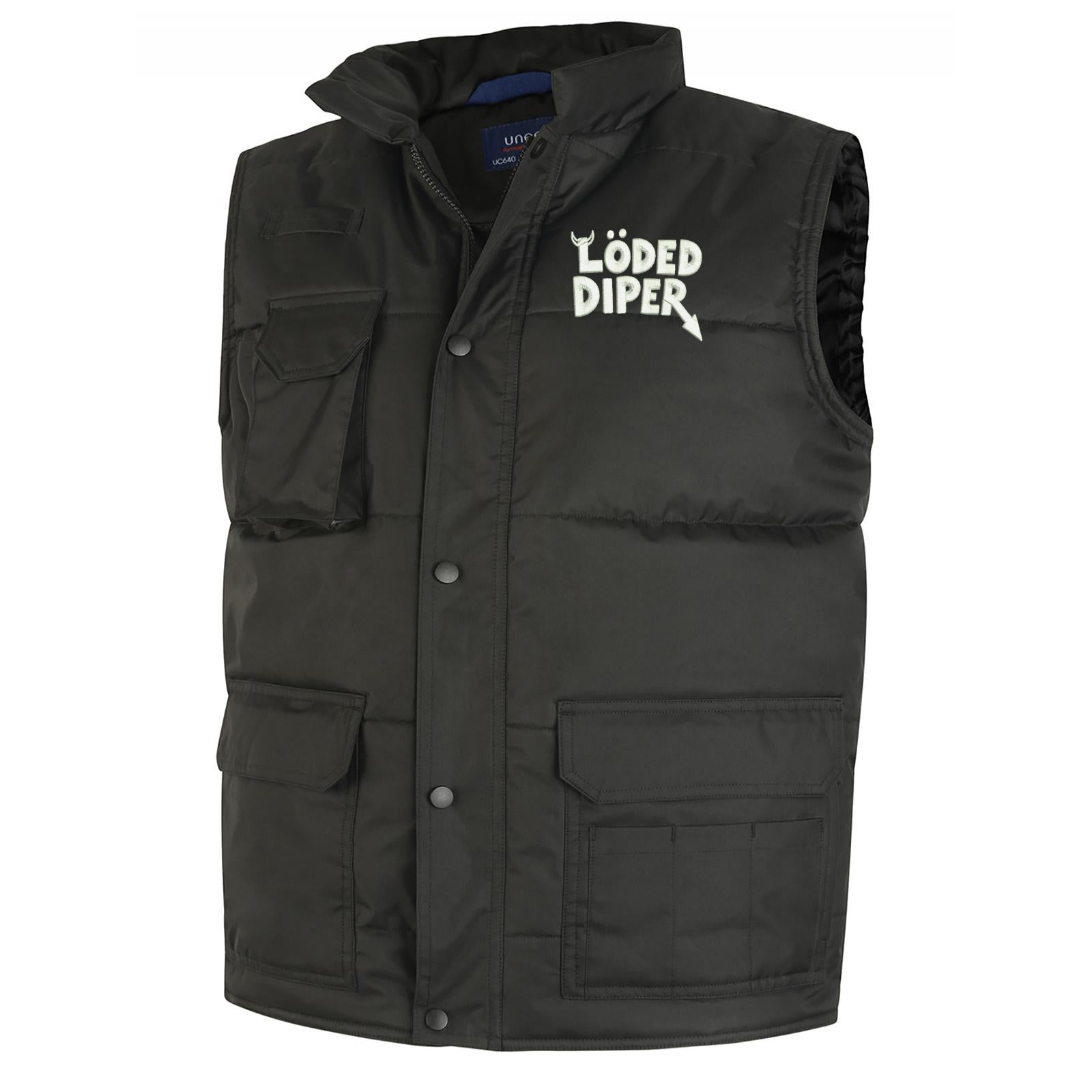 Loded Diper Rock Band Bodywarmer 