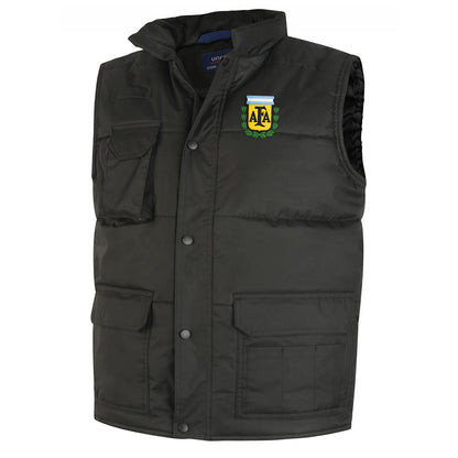 Old School Argentina Football Bodywarmer
