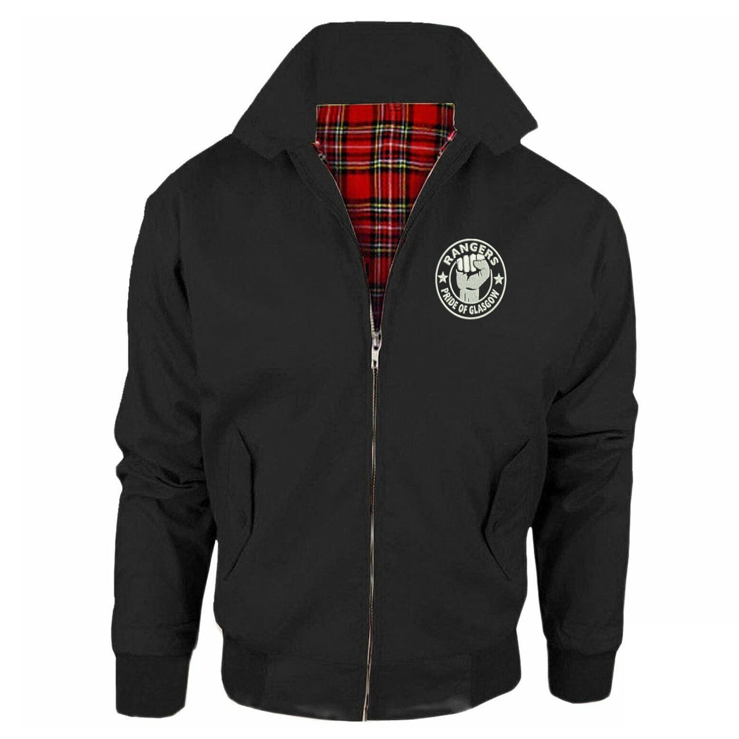 Rangers Pride of Glasgow Embroidered Classic Harrington Jacket