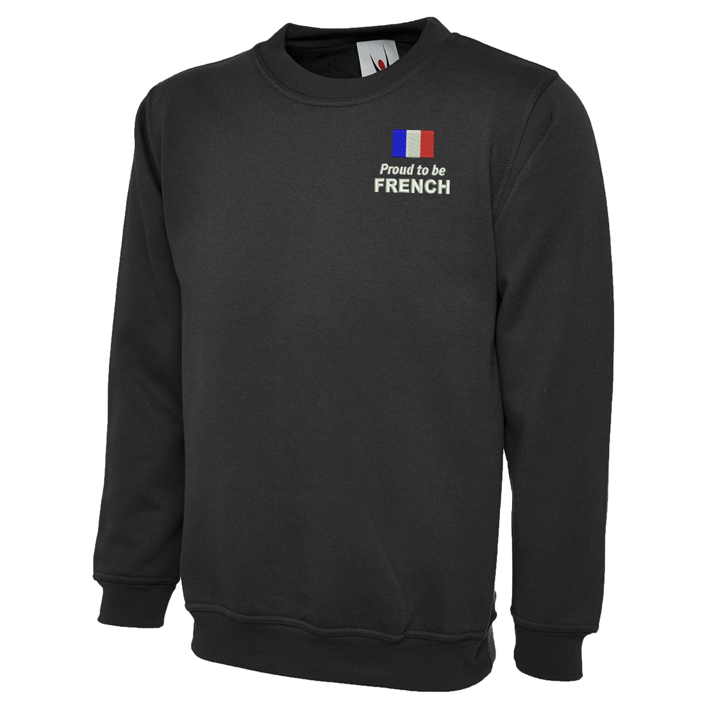 Proud to be French Embroidered Classic Sweatshirt