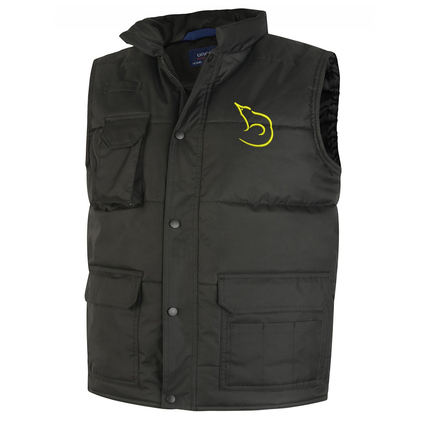 Retro Shrewsbury 1983 Embroidered Super Pro Body Warmer