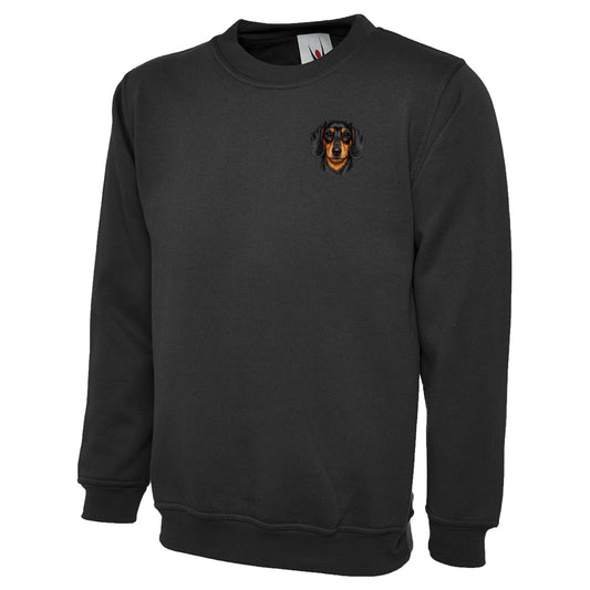 Dachshund Dog Face Sweatshirt