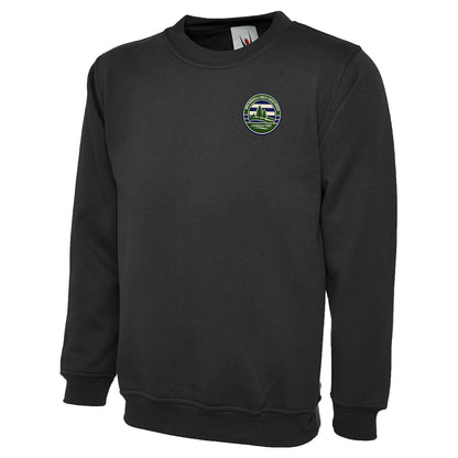 Retro Forest Green Rovers Sweatshirt 