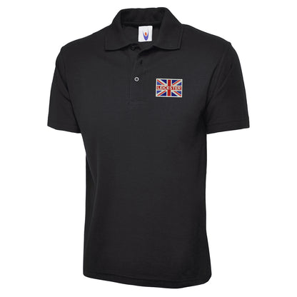 Leicester Coloured Union Jack Embroidered Classic Polo Shirt