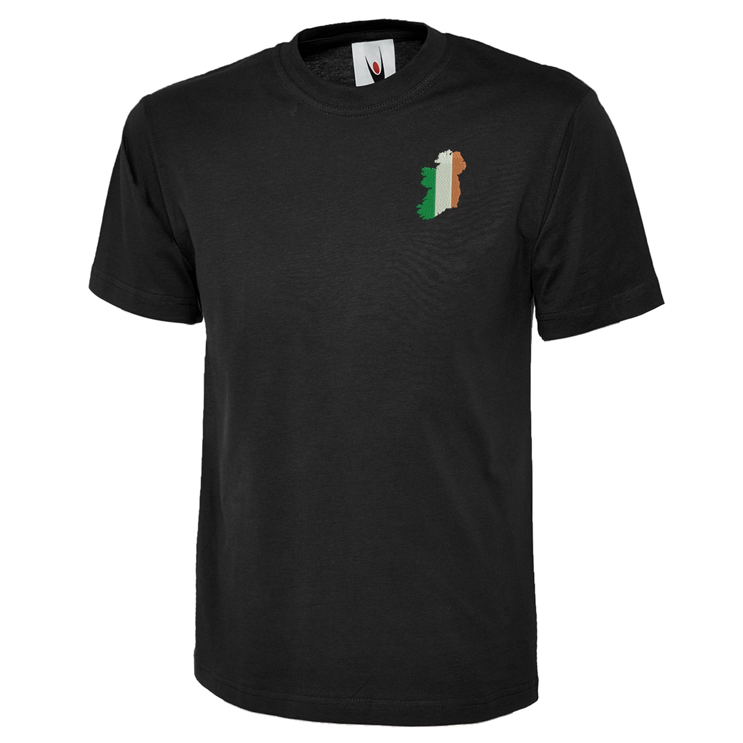 Ireland Flag Map Embroidered Classic T-Shirt