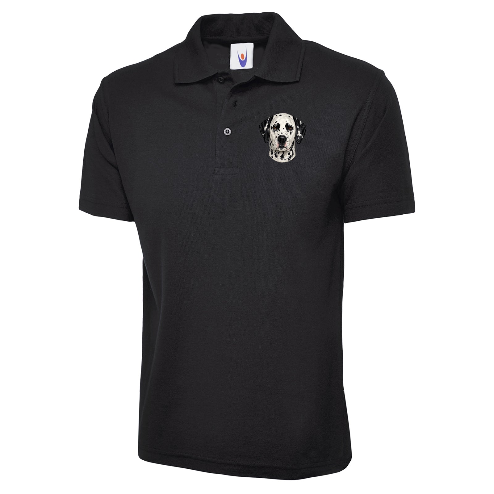 Dalmatian Dog Face Polo Shirt 