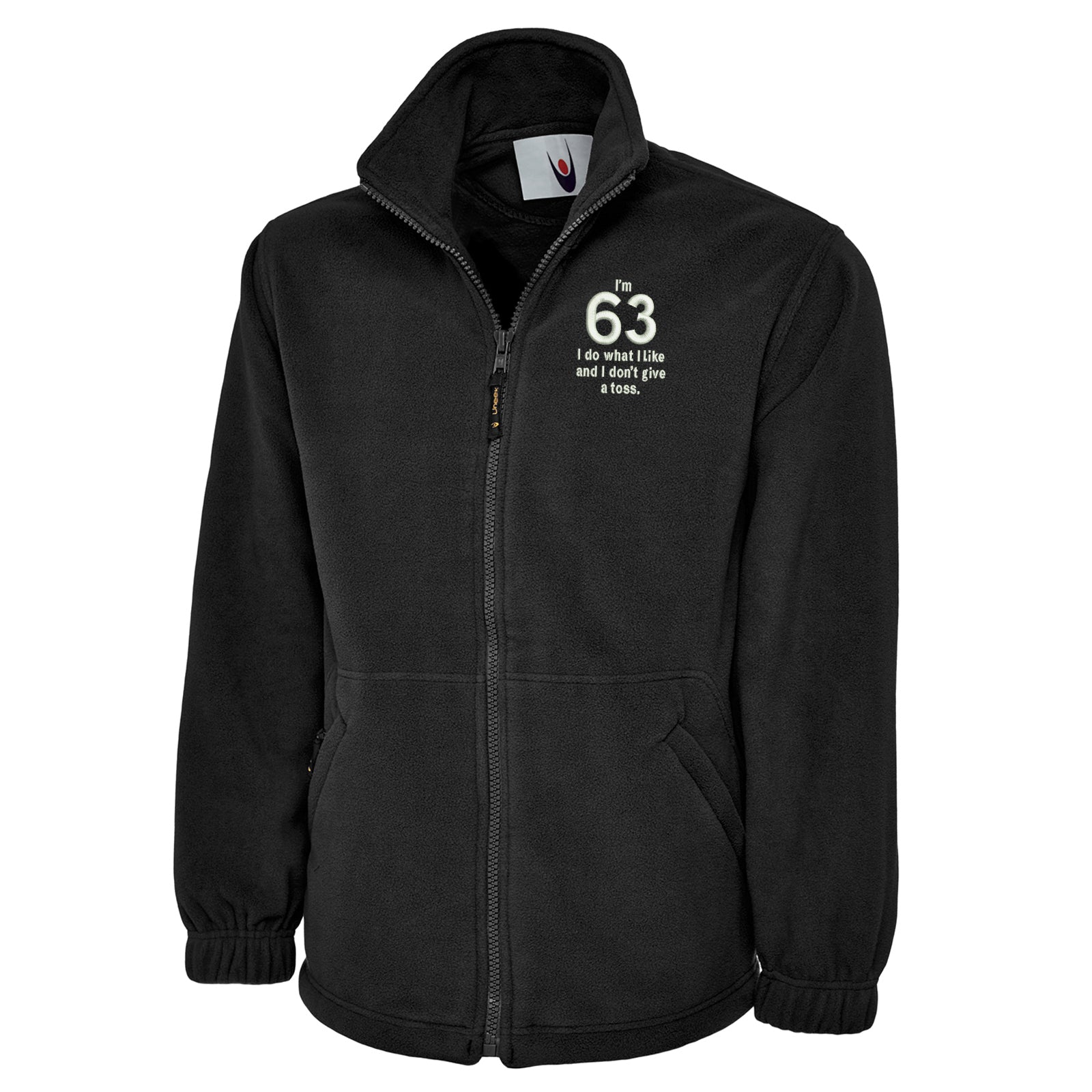 63rd Birthday Fleece Jacket