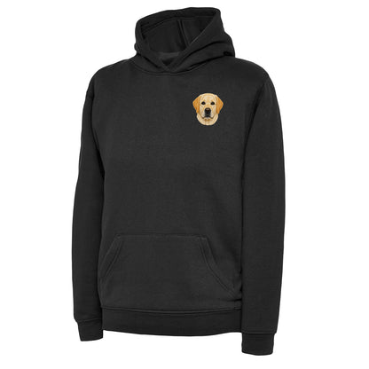 Children's Labrador Dog Face Hoodie