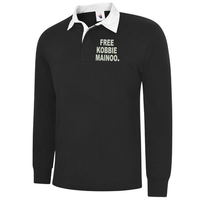 Free Kobbie Mainoo Embroidered Classic Rugby Shirt