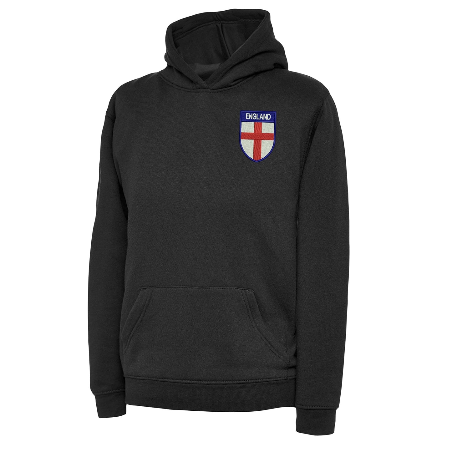 Flag of England Shield Embroidered Children's Hoodie