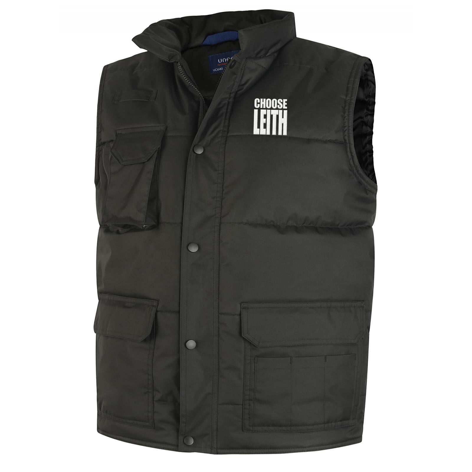 Hibs FC Choose Leith Football Bodywarmer 