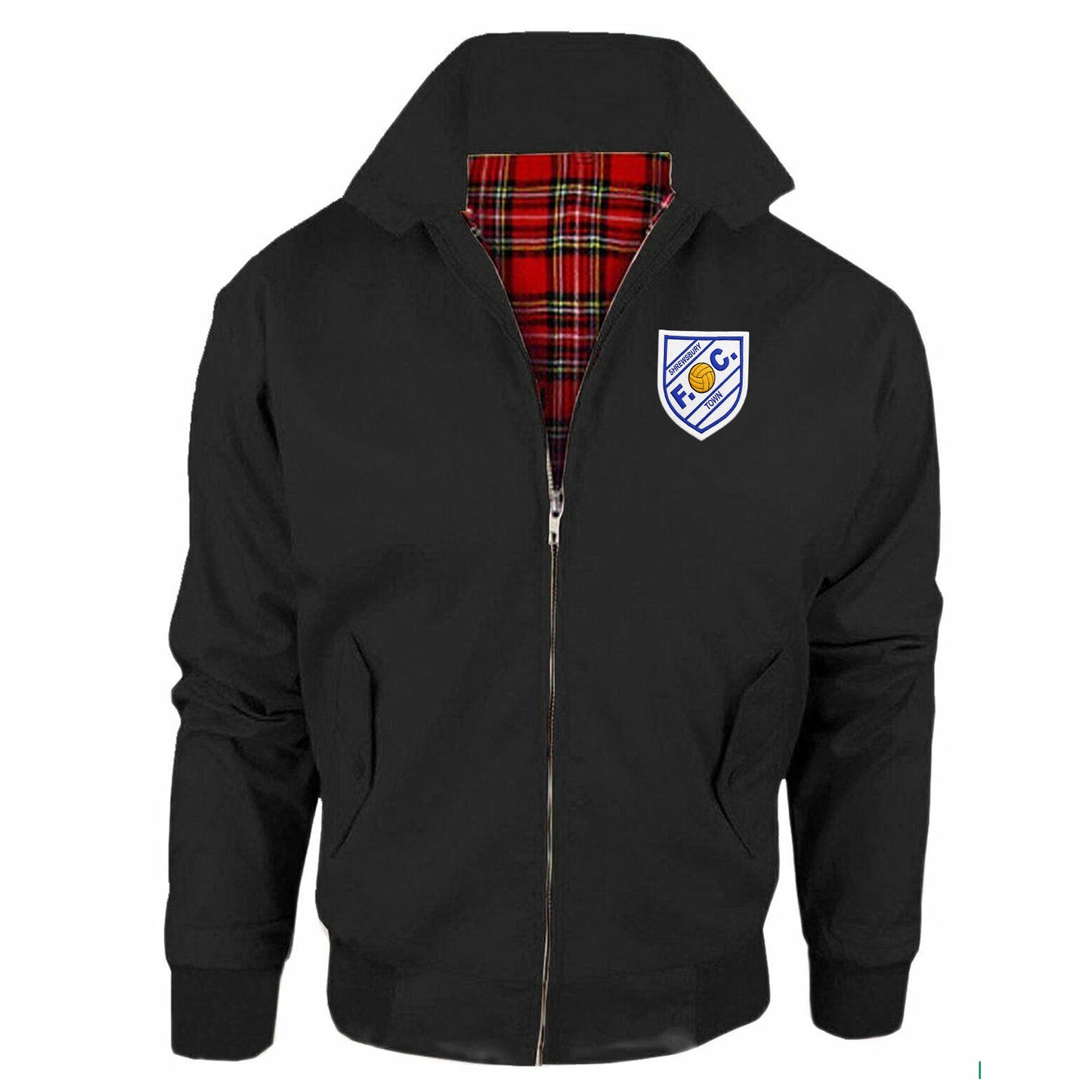 Old School Shrewsbury Town Football Jacket Mens