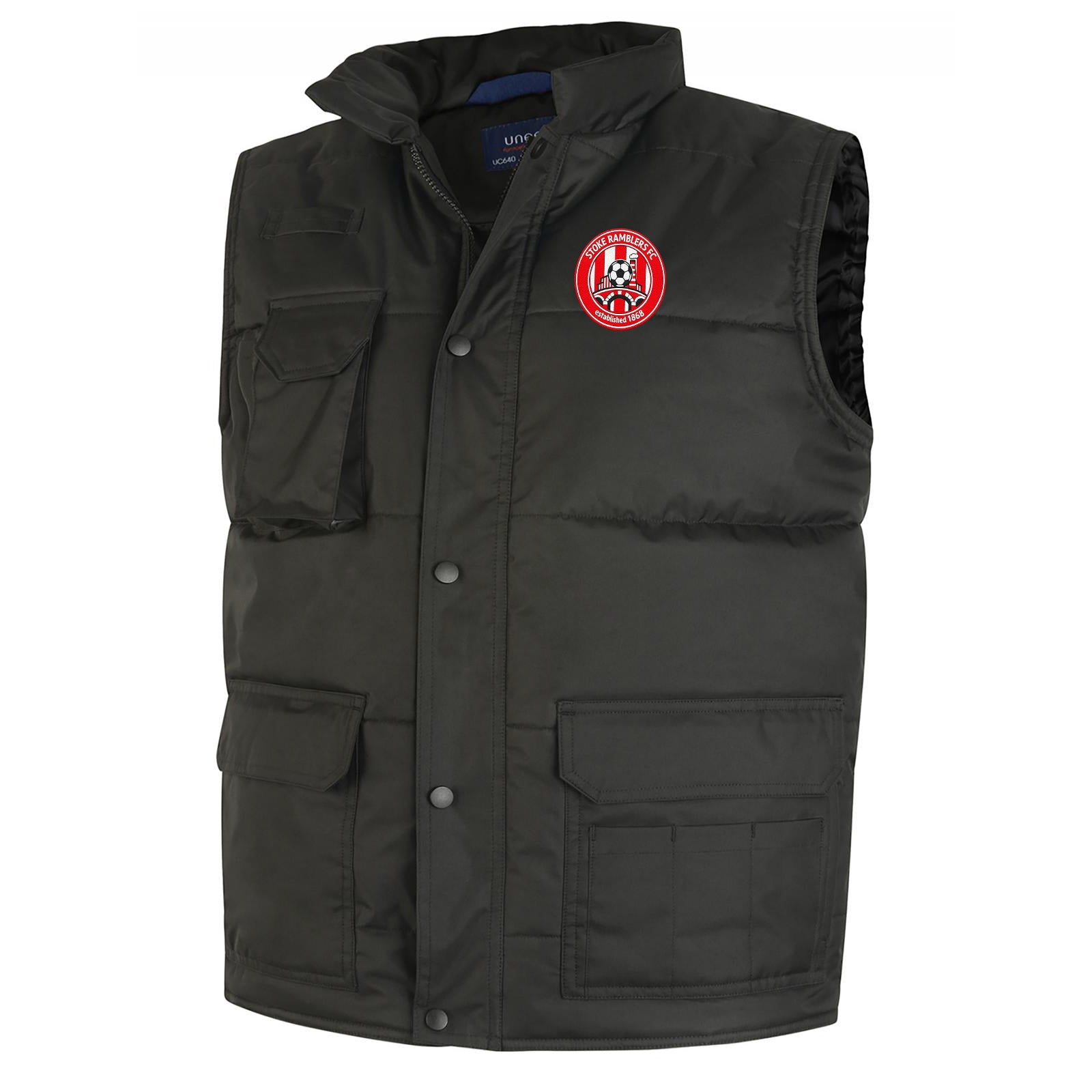 Retro Stoke City Football Bodywarmer