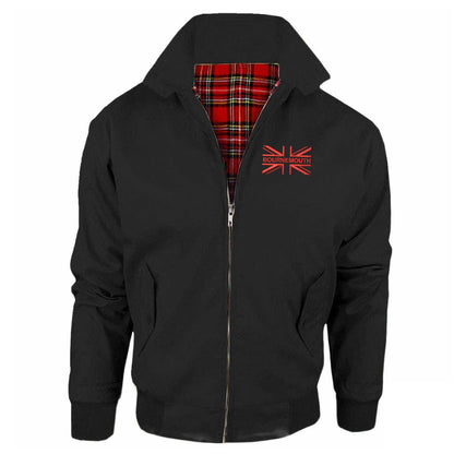 Bournemouth Union Jack Flag Embroidered Classic Harrington Jacket