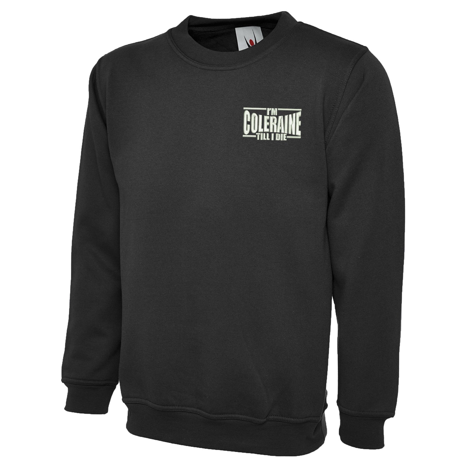 I am Coleraine Embroidered Sweatshirt