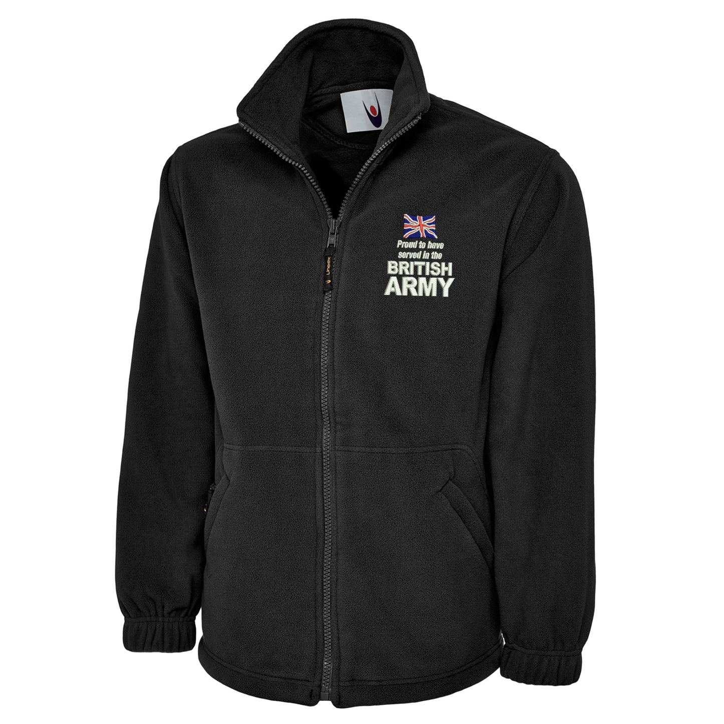 Proud to Have Served in The British Army Embroidered Premium Fleece