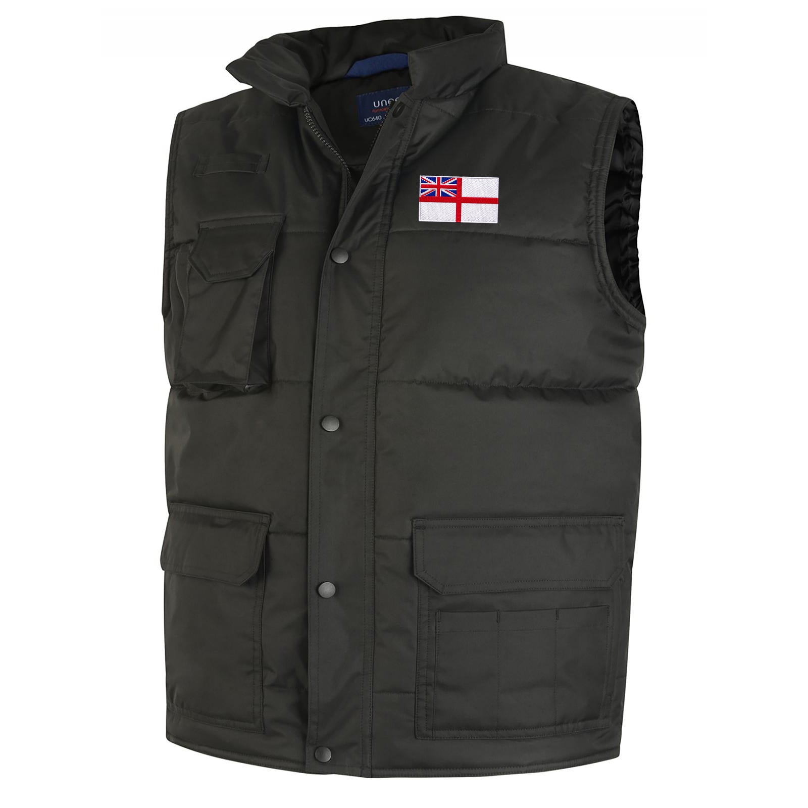 Royal Navy White Ensign Flag Bodywarmer