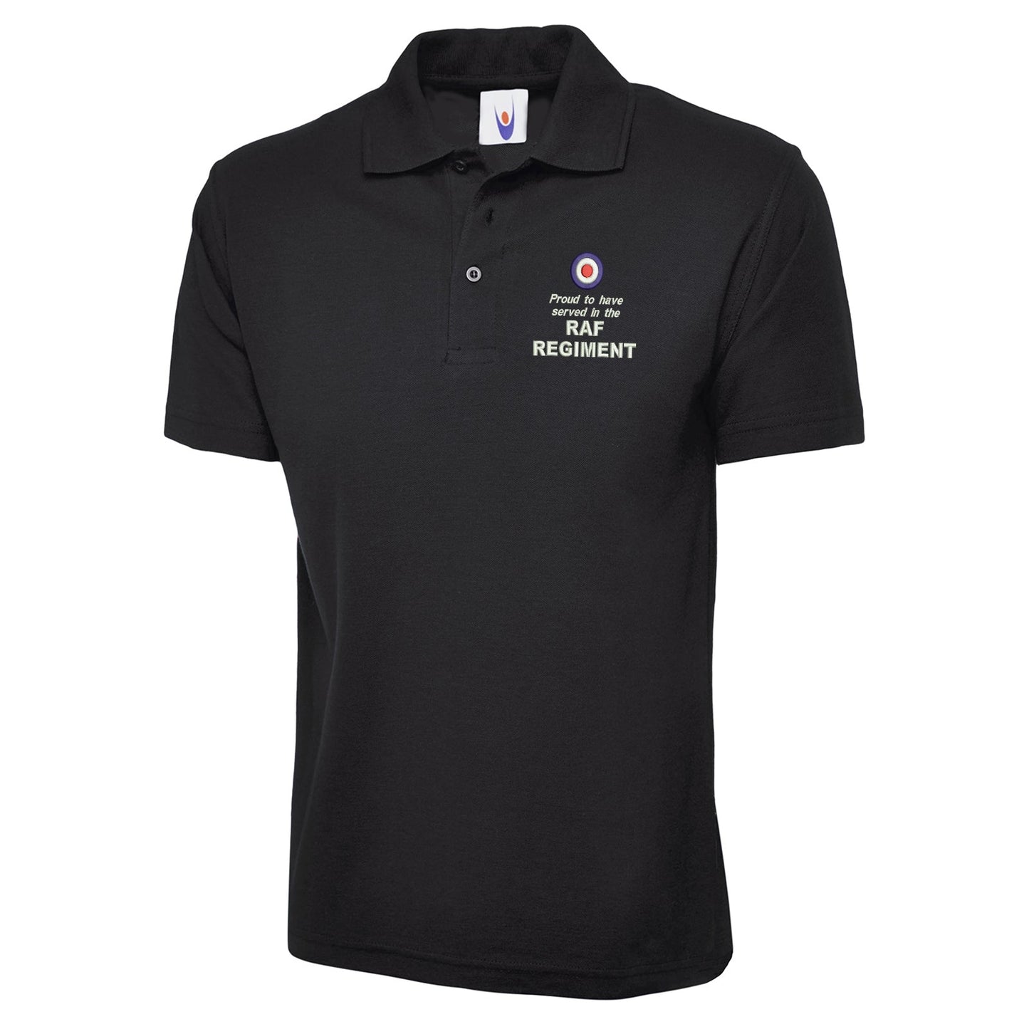 Proud to Have Served in The RAF Regiment Embroidered Classic Polo Shirt