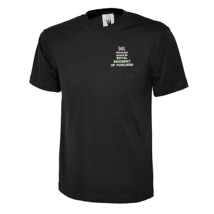 Proud to Have Served in The Royal Regiment of Fusiliers Embroidered Children's T-Shirt