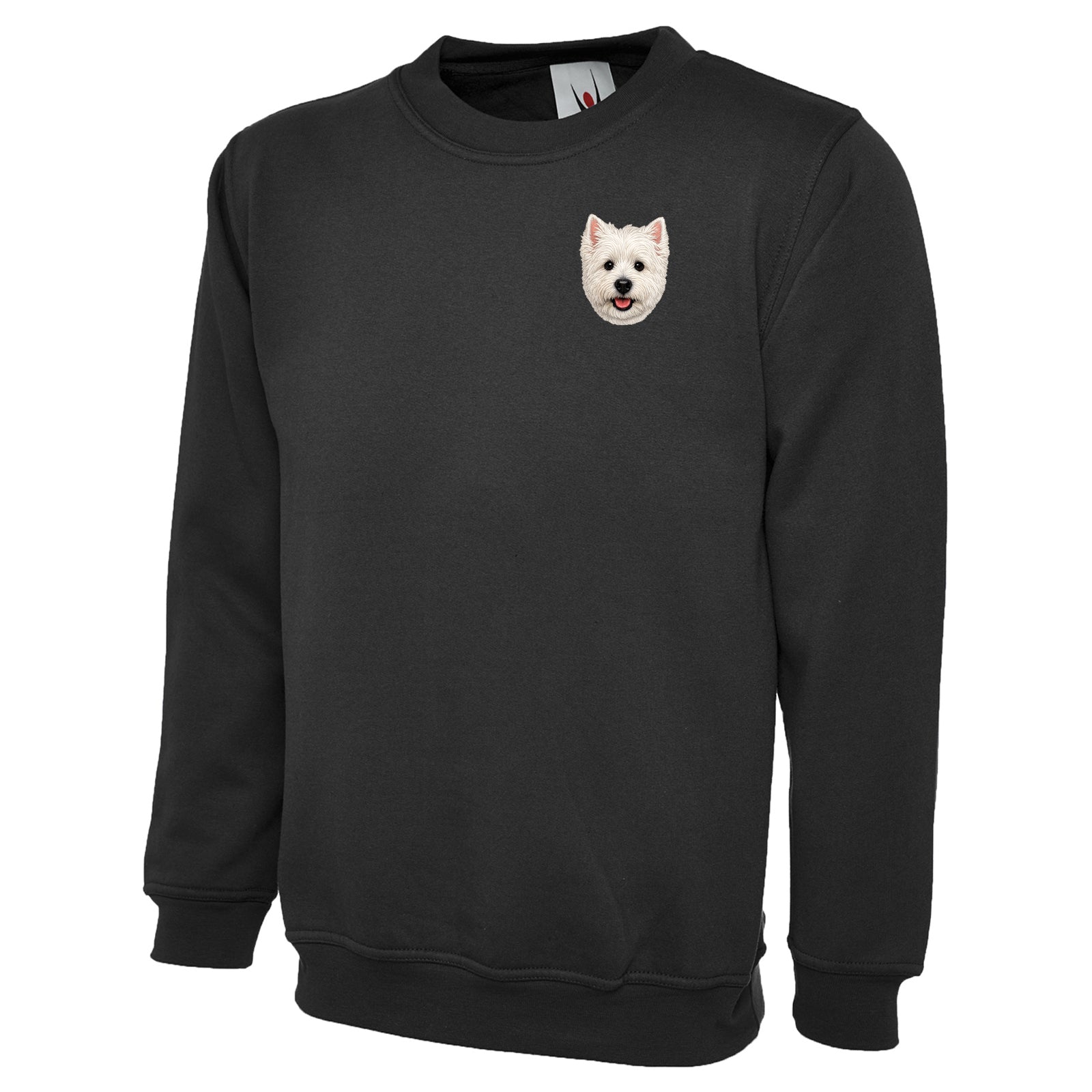 Westie Dog Face Sweatshirt 
