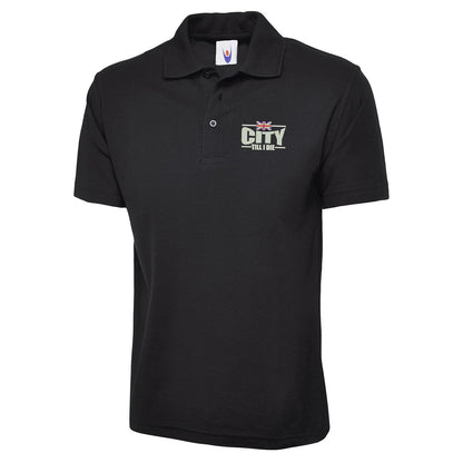 City Till I Die Union Jack Embroidered Classic Polo Shirt