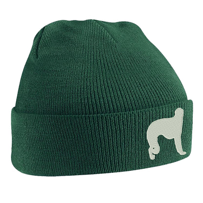 Borzoi Embroidered Beanie Hat