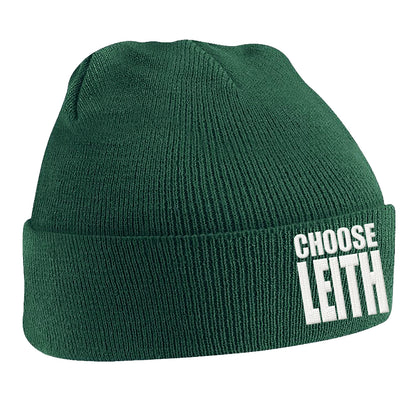 Hibs FC Choose Leith Football Beanie Hat 