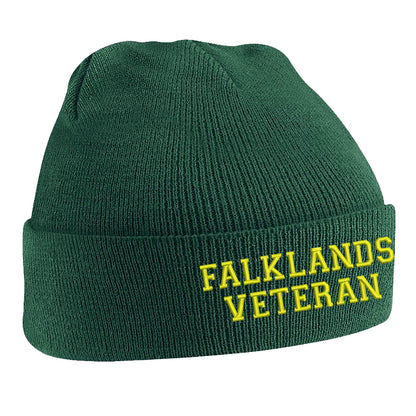 Falklands Veteran Embroidered Beanie Hat