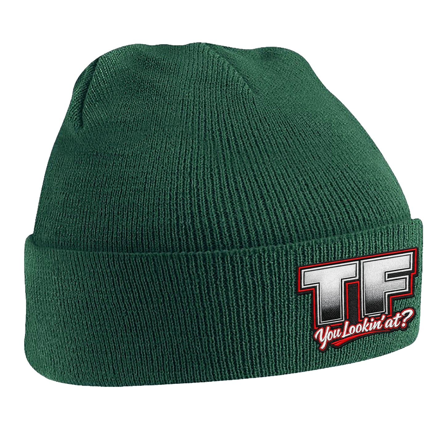 TF You Lookin’ at Beanie Hat