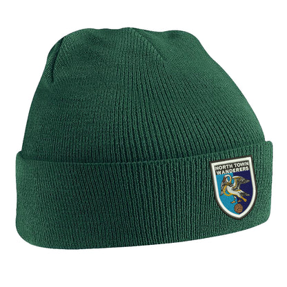 Retro North Town Wanderers Embroidered Beanie Hat