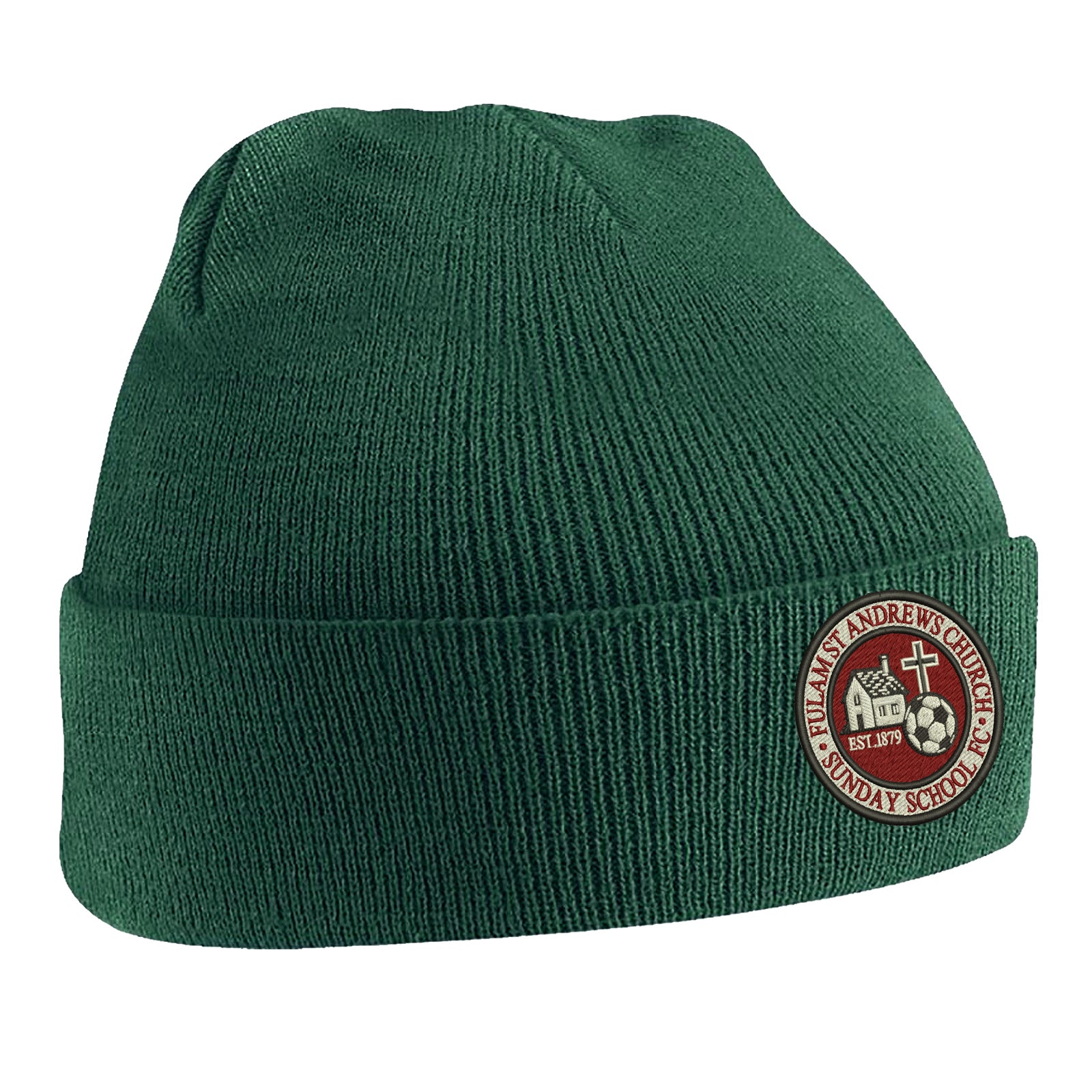 Old School Fulham Football Beanie Hat 