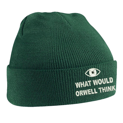 What Would Orwell Think Elon Musk Beanie Hat 