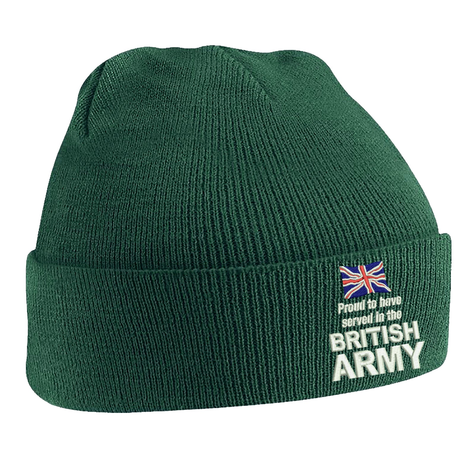 Proud to Have Served in The British Army Beanie Hat