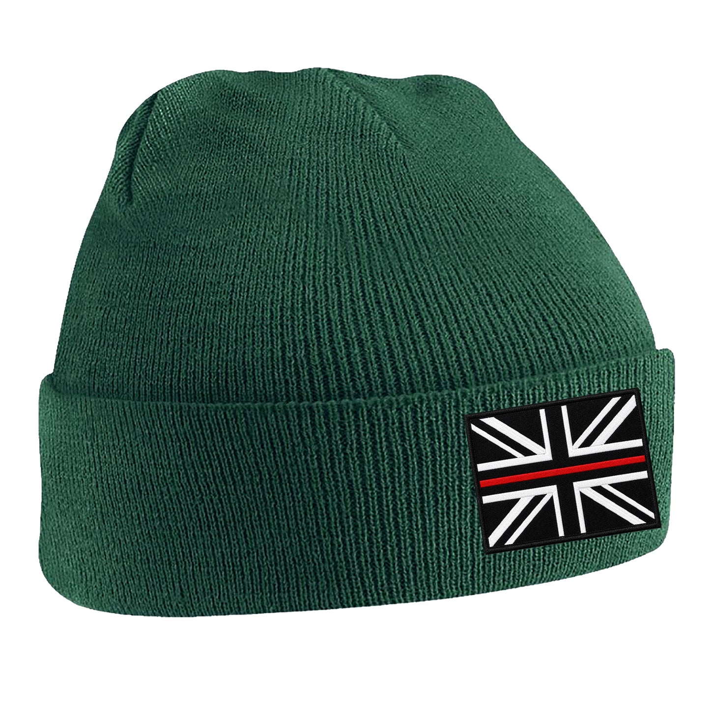 Thin Red Line Union Jack Beanie Hat
