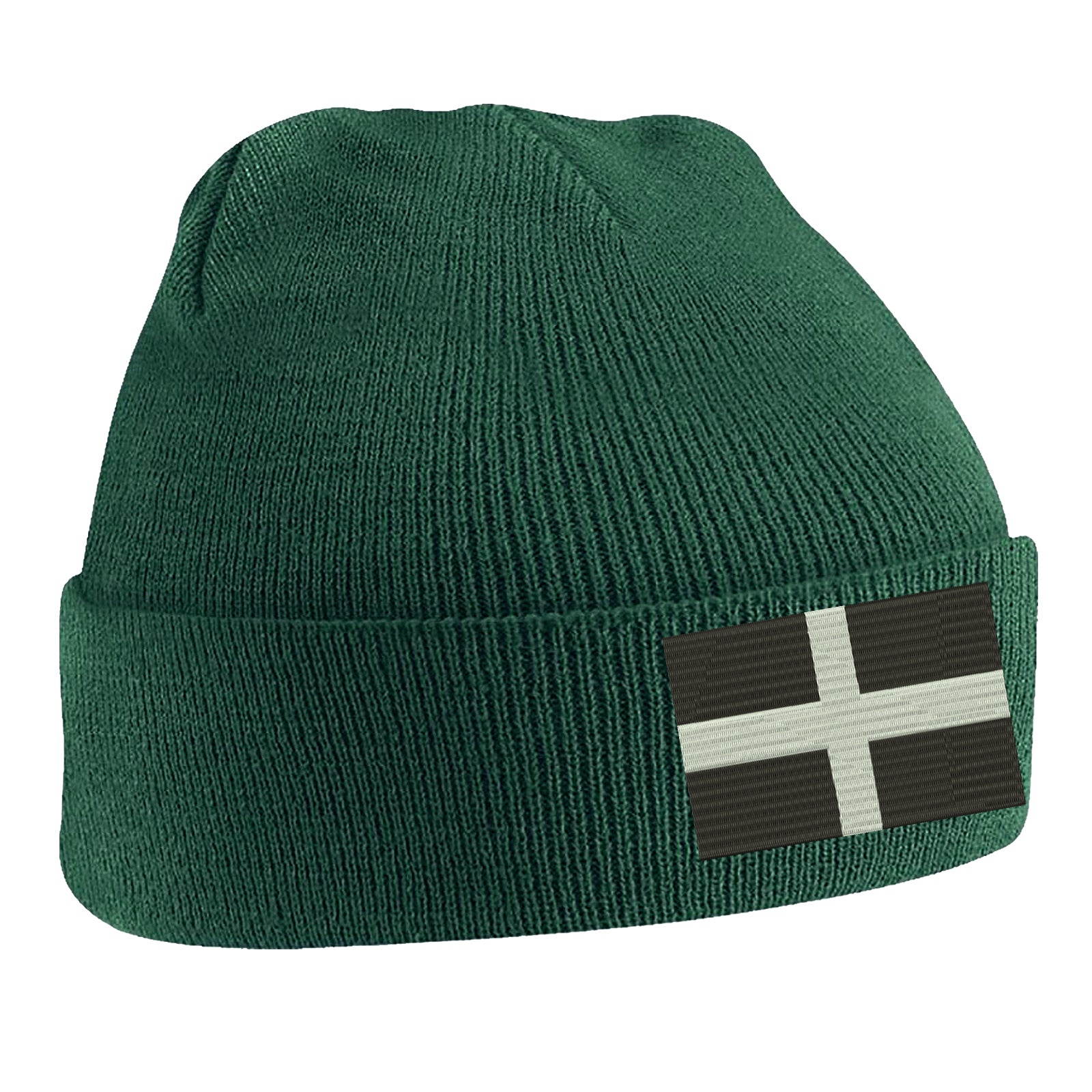Saint Piran’s Flag Cornwall Beanie Hat 