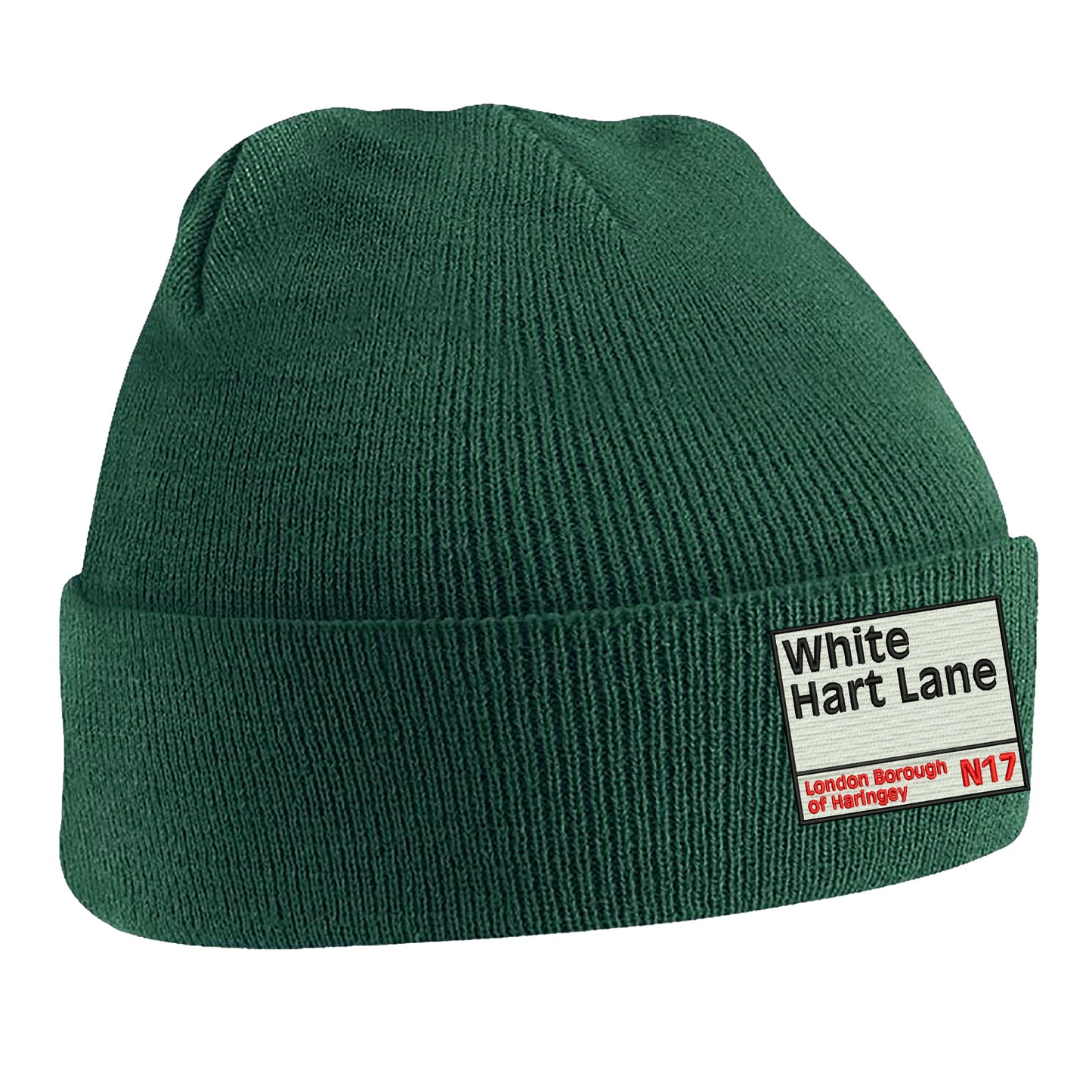 Retro White Hart Lane Beanie Hat