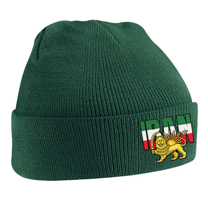Iran Flag Beanie Hat
