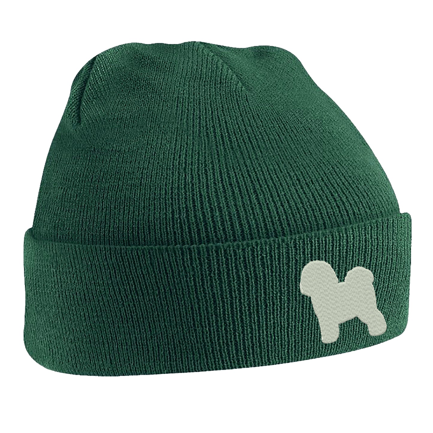 Bichon Frise Embroidered Beanie Hat